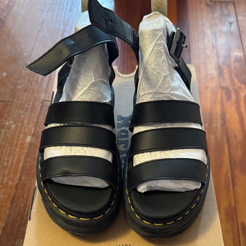 Dr. Martens Black Sandals